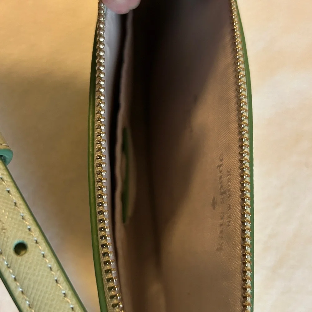 Kate Spade Mint Green Crossbody Bag with Matching Pouch - Picture 5 of 6